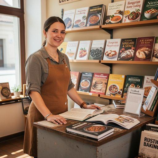 Finom ételek képei egy étterem asztalán, háttérben ínycsiklandó fogásokkal.